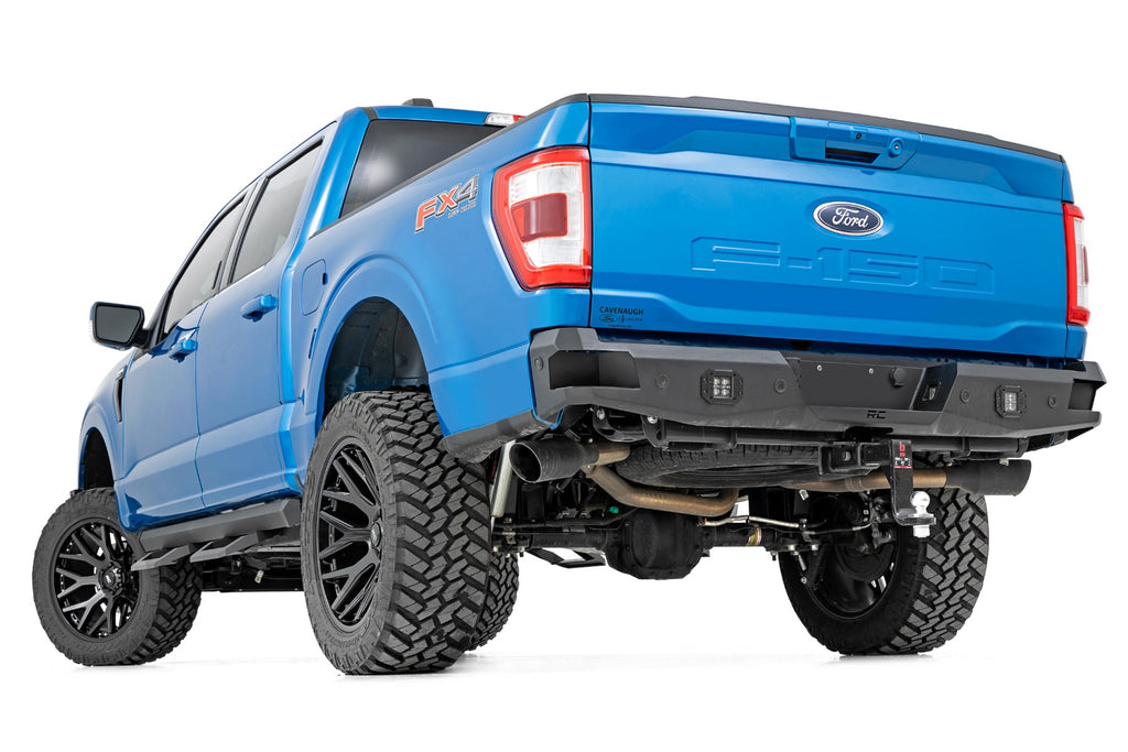 SR2 Adjustable Aluminum Steps | Crew Cab | Ford F-150/Lightning/F-250/F-350/Raptor (15-23) Rough Country