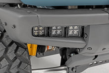 Load image into Gallery viewer, LED Light Kit | Fog Mount | Triple 2" Black Pair | Flood | Ford Bronco (21-23) Rough Country