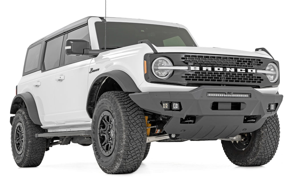 Front Bumper | Modular | Full Wings | DRL | Ford Bronco 4WD (21-23) Rough Country