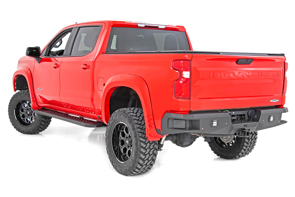 RPT2 Running Boards | Crew Cab | Black | Chevy/GMC 1500/2500HD/3500HD (19-23) Rough Country