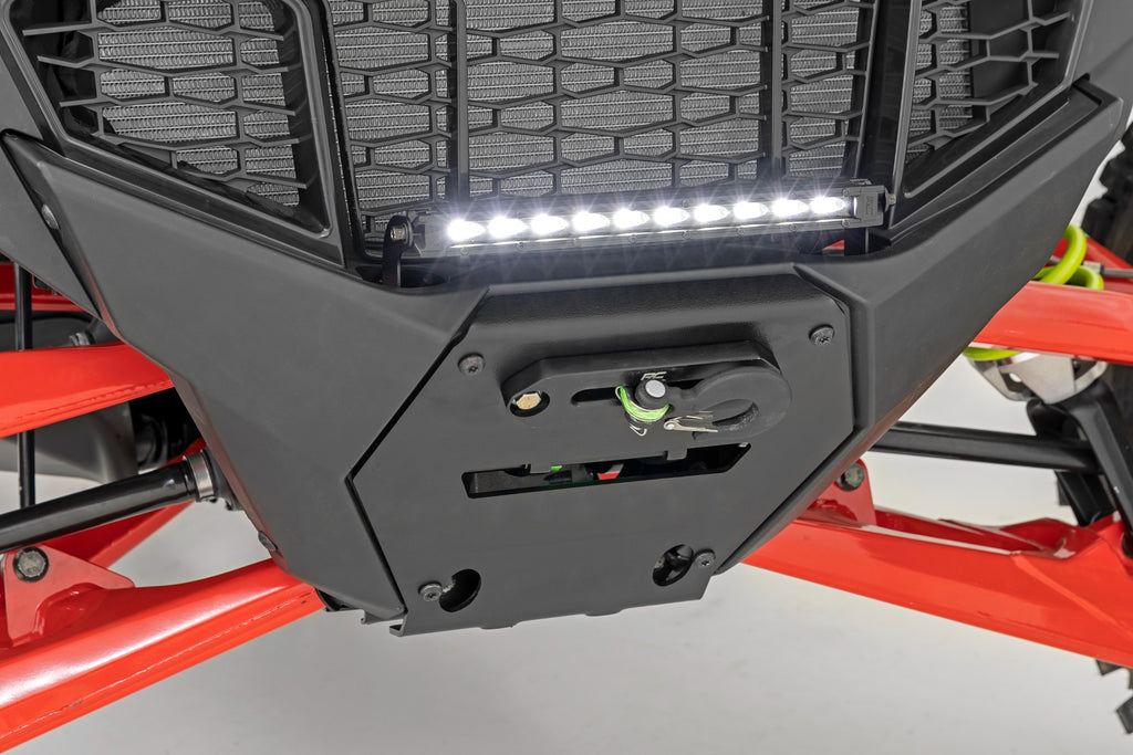LED Light | Winch Mount | RS6500S | 10" Black Slimline | Polaris RZR Pro R Rough Country
