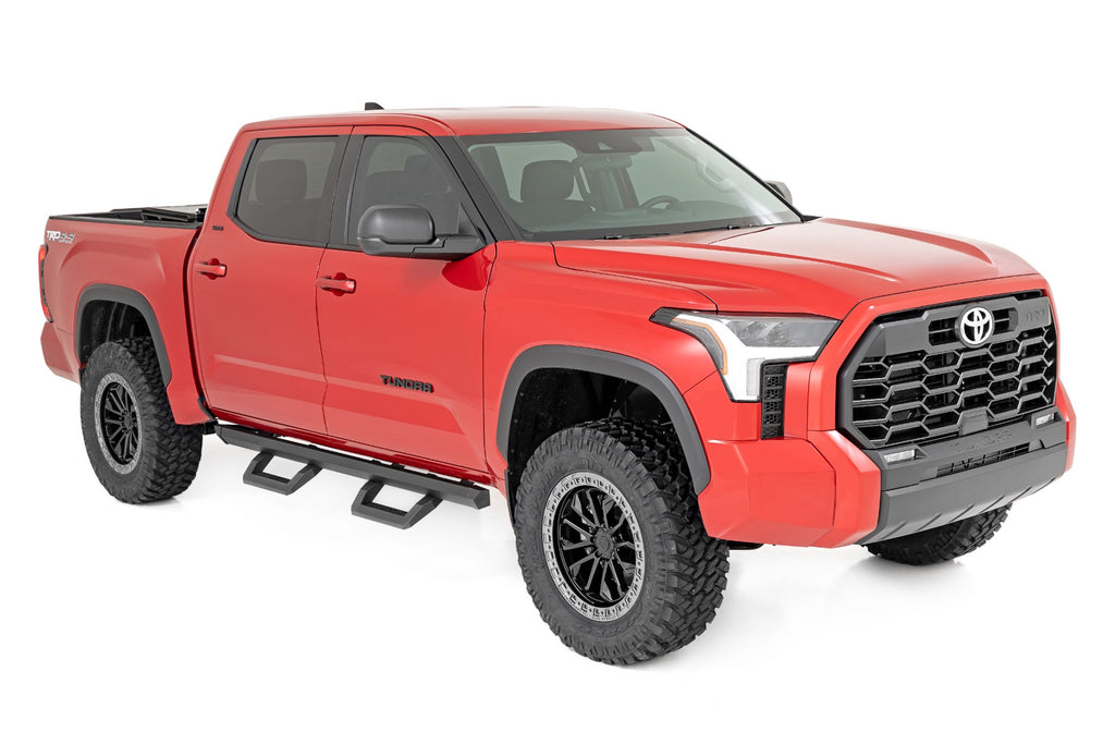 SR2 Adjustable Aluminum Steps | Crew Cab | Toyota Tundra (22-23) Rough Country