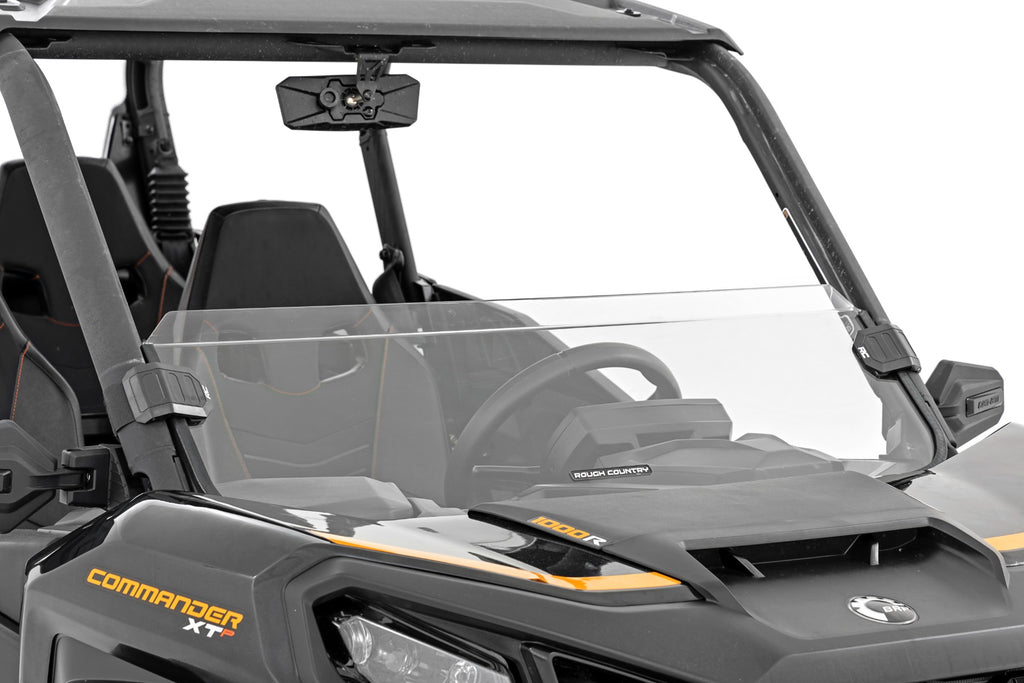 Half Windshield | Scratch Resistant | Can-Am Commander 1000R/Max Rough Country
