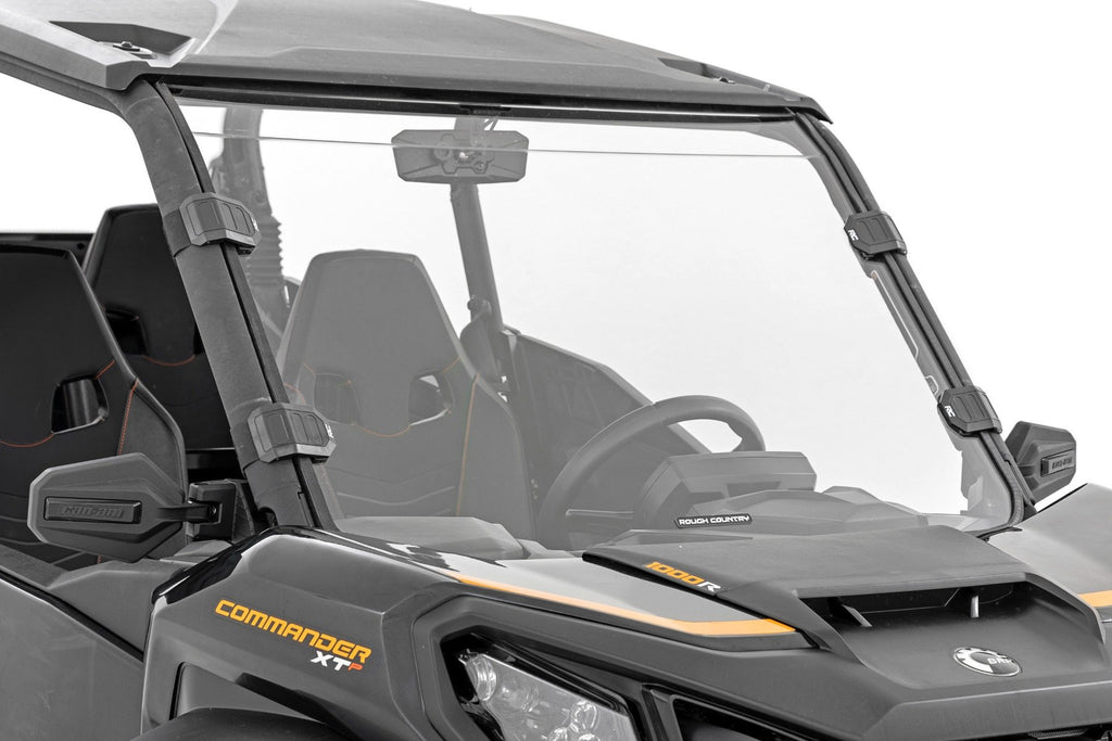 Full Windshield | Scratch Resistant | Can-Am Commander 1000R/Max Rough Country