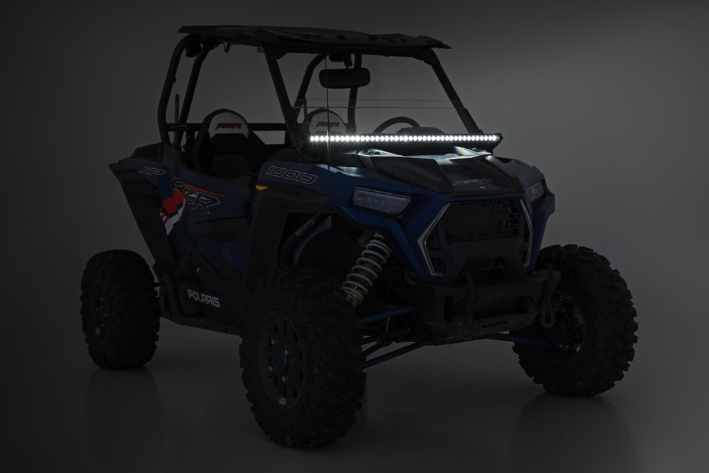 LED Light Kit | Front Mount | 40" Black Single Row | Polaris RZR XP 1000 Rough Country