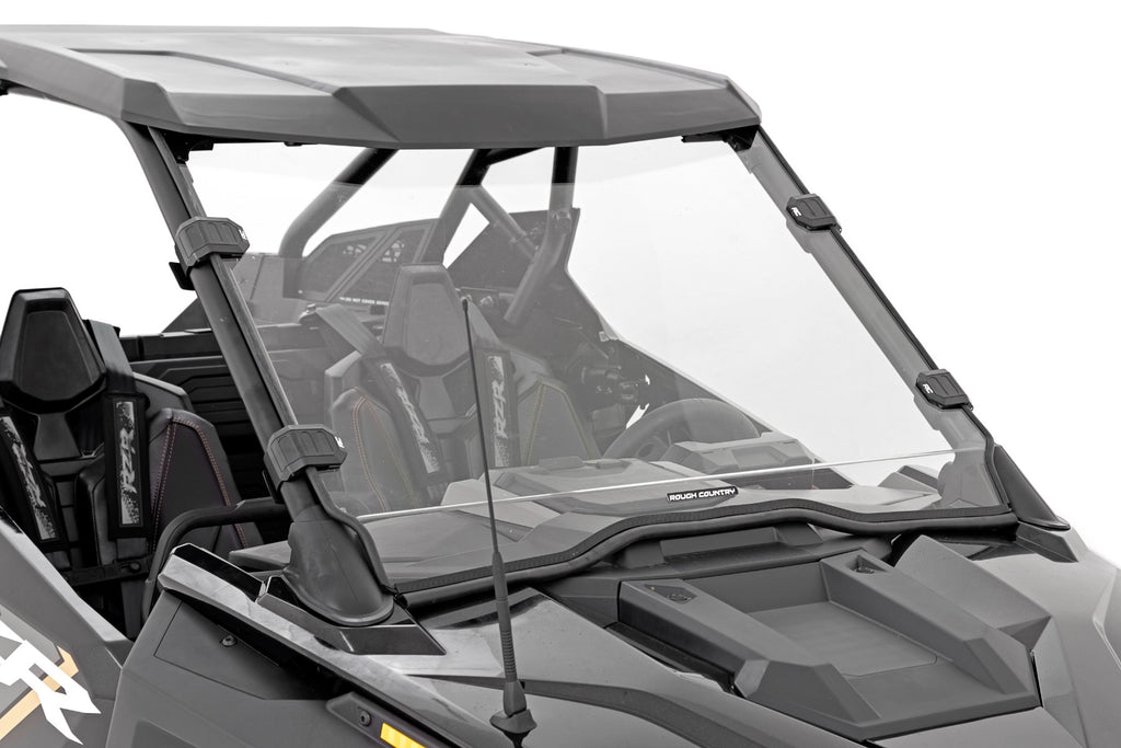Full Windshield | Scratch Resistant | Polaris RZR Pro/Turbo R Rough Country