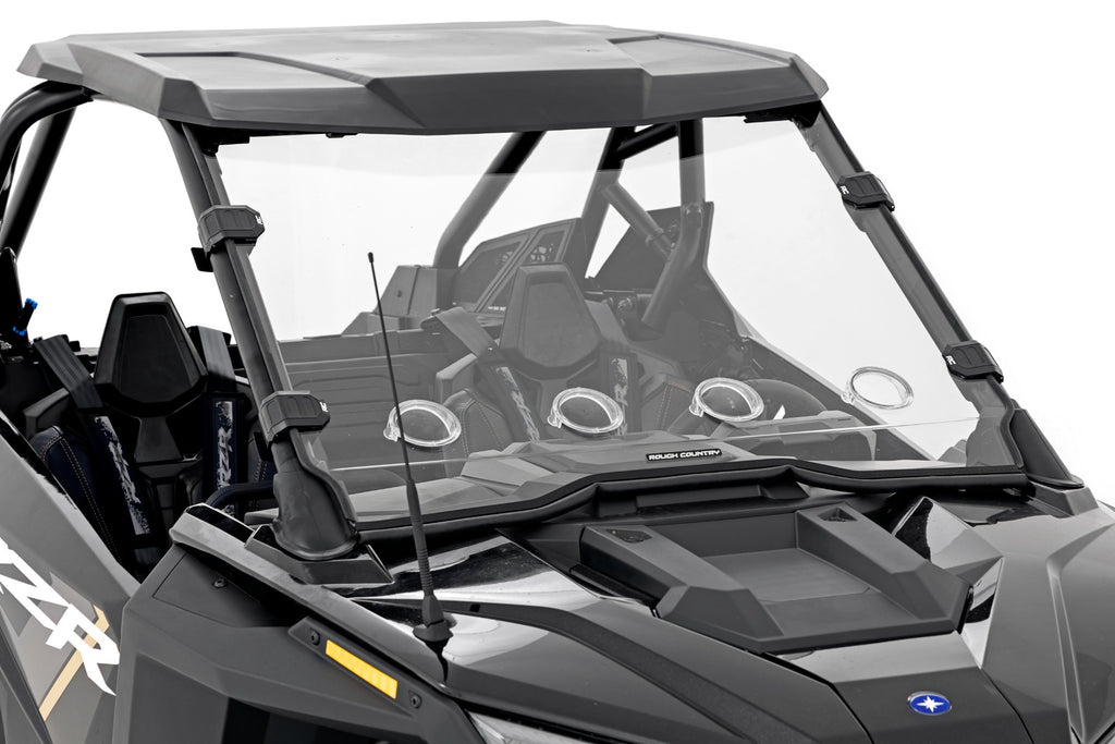 Vented Full Windshield | Scratch Resistant | Polaris RZR Pro/Turbo R Rough Country