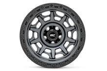 Load image into Gallery viewer, Rough Country 85 Series Wheel | Simulated Beadlock | Gunmetal Gray/Black | 17x9 | 6x5.5 | -12mm Rough Country