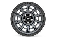 Load image into Gallery viewer, Rough Country 85 Series Wheel | Simulated Beadlock | Gunmetal Gray/Black | 17x9 | 5x4.5 | -12mm Rough Country