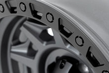 Load image into Gallery viewer, Rough Country 85 Series Wheel | Simulated Beadlock | Gunmetal Gray/Black | 17x9 | 5x4.5 | -12mm Rough Country
