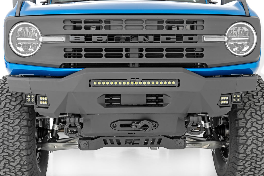 Front Bumper | Modular | Stubby Wings | Ford Bronco 4WD (2021-2023) Rough Country