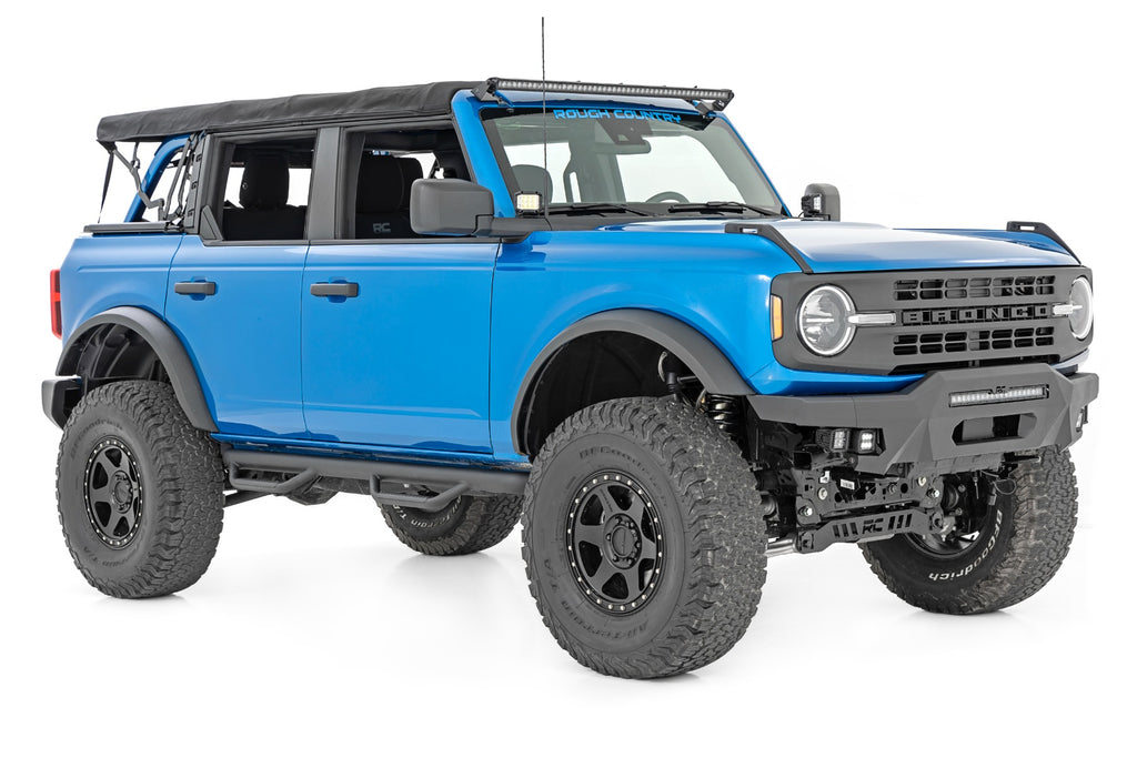 Nerf Steps | Wheel to Wheel | 4 Door | Ford Bronco 4WD (2021-2023) Rough Country