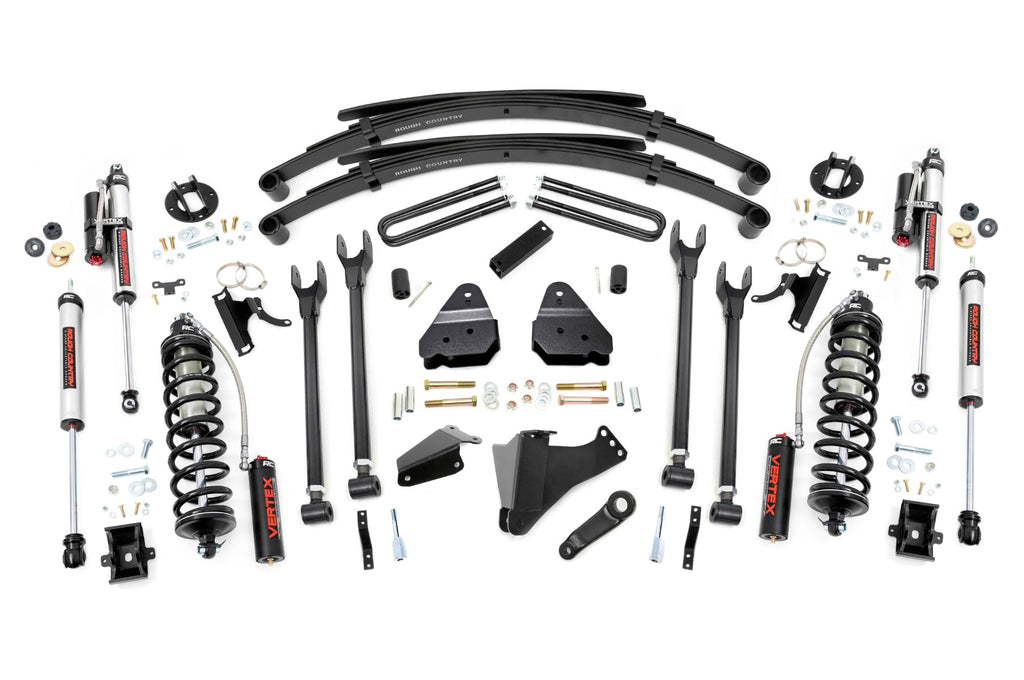 6 Inch Lift Kit  |  Gas  |  4 Link  |  RR Spring  |  C/O Vertex | Ford Super Duty (05-07) Rough Country