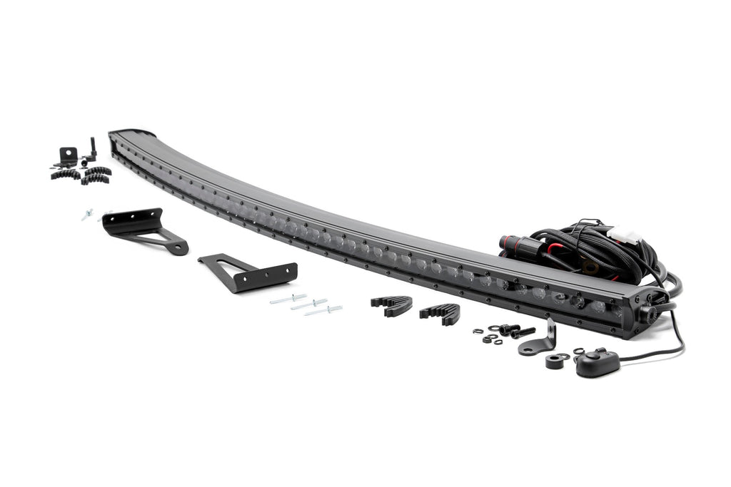 LED Light | Windshield | 50" Black Single Row | Polaris Ranger 1000/XP 1000/XP 900 Rough Country