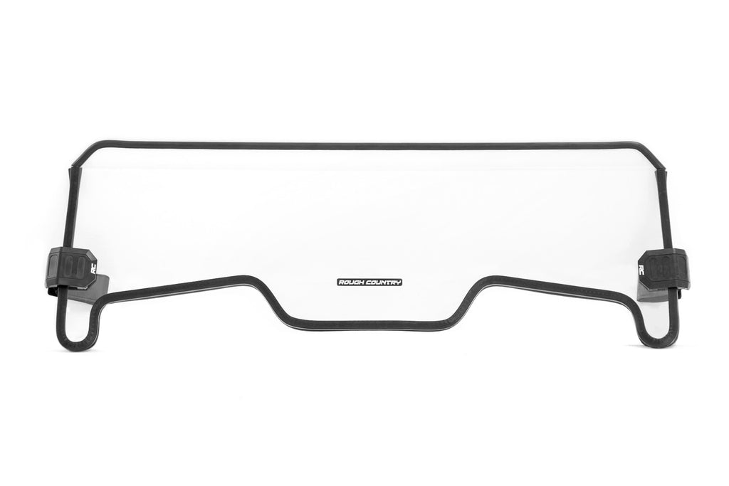 Half Windshield | Scratch Resistant | Polaris RZR XP 1000 Rough Country