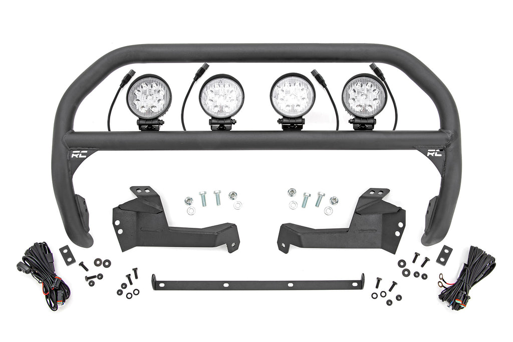 Nudge Bar | 4 Inch Round Led (x4) | Ford Bronco Sport 4WD (21-23) Rough Country
