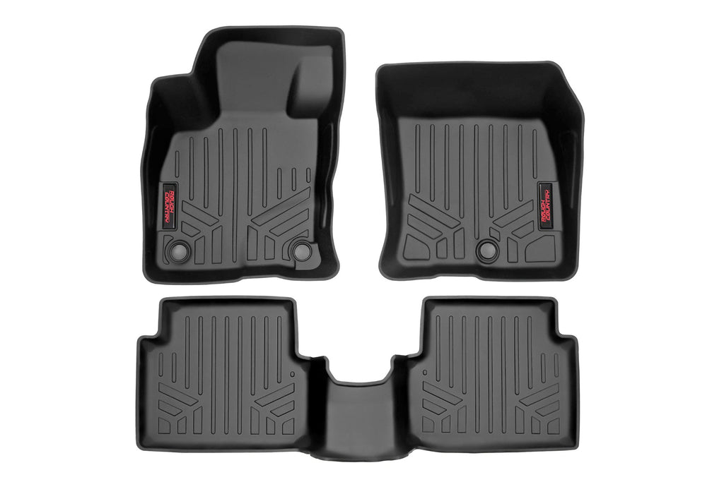 Floor Mats | Front and Rear | Ford Maverick 2WD/4WD (2022-2023) Rough Country
