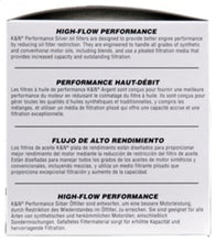 Load image into Gallery viewer, K&amp;N Oil Filter for Ford/Lincoln/Mercury/Mazda/Chrysler/Dodge/Jeep/Cadillac/Ram 3.656in OD x 4in H K&amp;N Engineering