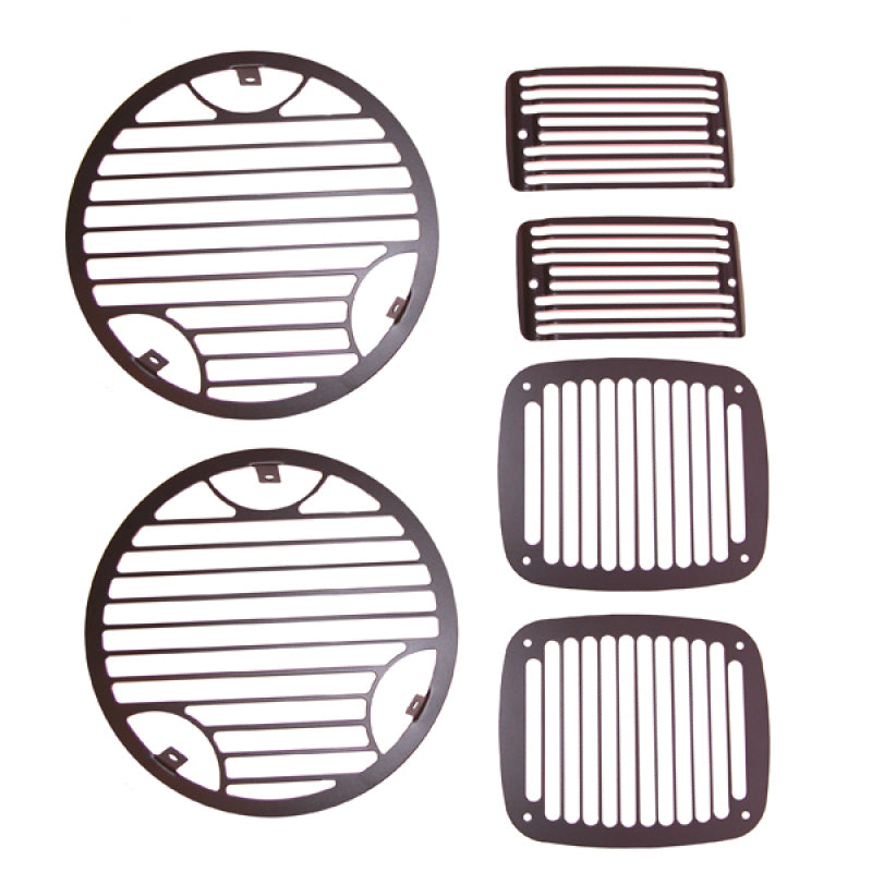 Rugged Ridge 97-06 Jeep Wrangler Billet Stone Guard Set Rugged Ridge