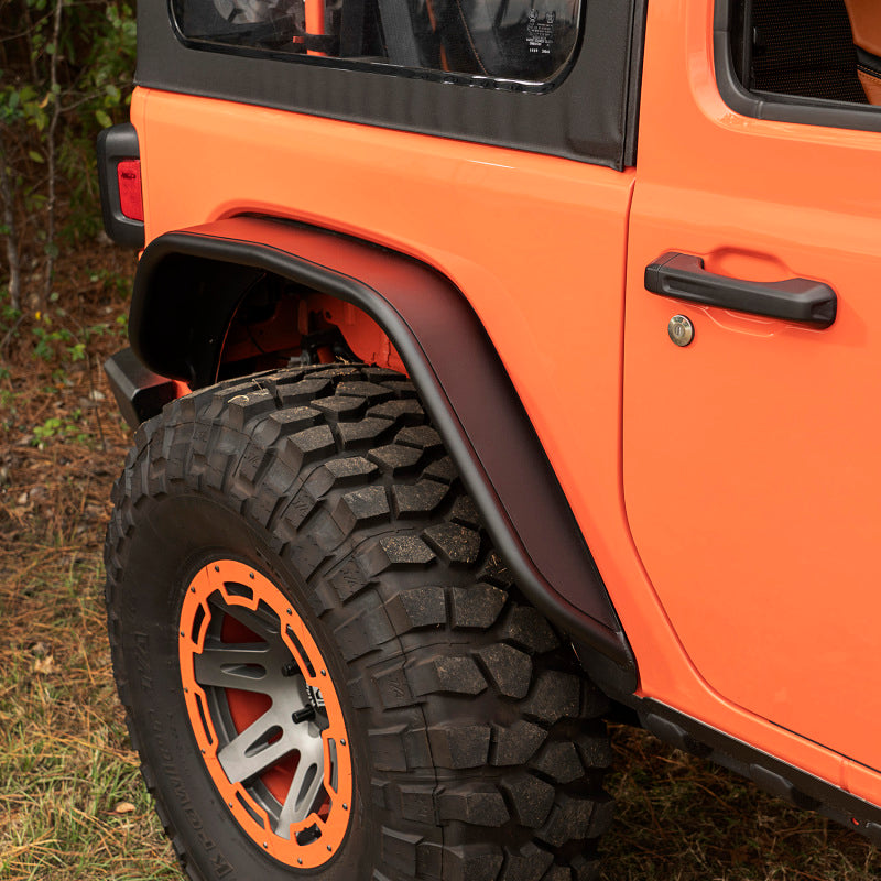 Rugged Ridge HD Steel Tube Fenders Full Set Black 18-19 JL Rugged Ridge