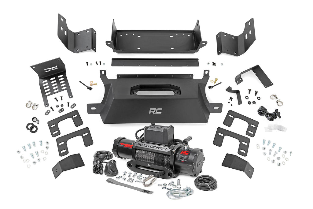 Hidden Winch Mount | 9500S | Ford Bronco 4WD (2021-2023) Rough Country