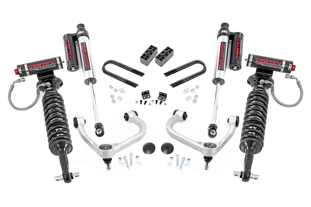 3 Inch Lift Kit | Fabbed UCA | Vertex | Ford F-150 4WD (2023) Rough Country