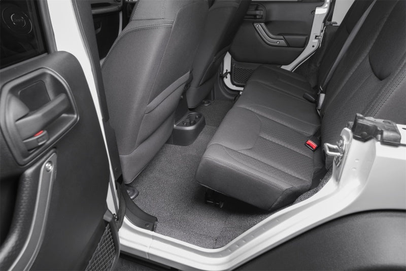 BedRug 07-16 Jeep JK Unlimited 4Dr Front 4pc BedTred Floor Kit (Incl Heat Shields) BedRug
