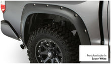 Load image into Gallery viewer, Bushwacker 16-18 Toyota Tundra Fleetside Pocket Style Flares 4pc 66.7/78.7/97.6in Bed - Super White Bushwacker