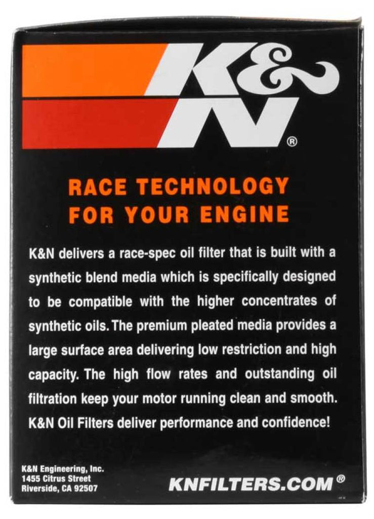 K&N Can/AM Spyder RT 998/ Buell 1125R -2.2219in OD x 0.969in ID x 3.813in H Oil Filter K&N Engineering