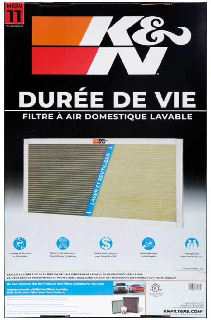 K&N HVAC Filter - 16 x 25 x 1 K&N Engineering