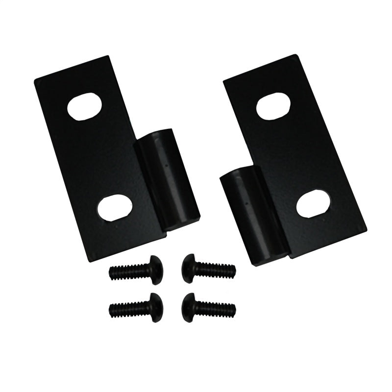Rugged Ridge 76-06 Jeep CJ / Jeep Wrangler Black Lower Door Hinge Brackets Rugged Ridge