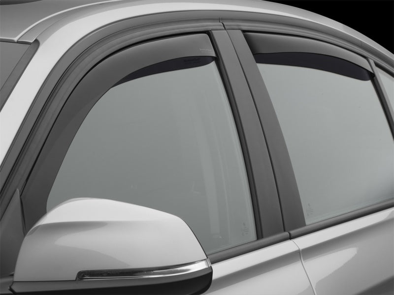 WeatherTech 12+ BMW 3-Series Front and Rear Side Window Deflectors - Dark Smoke WeatherTech