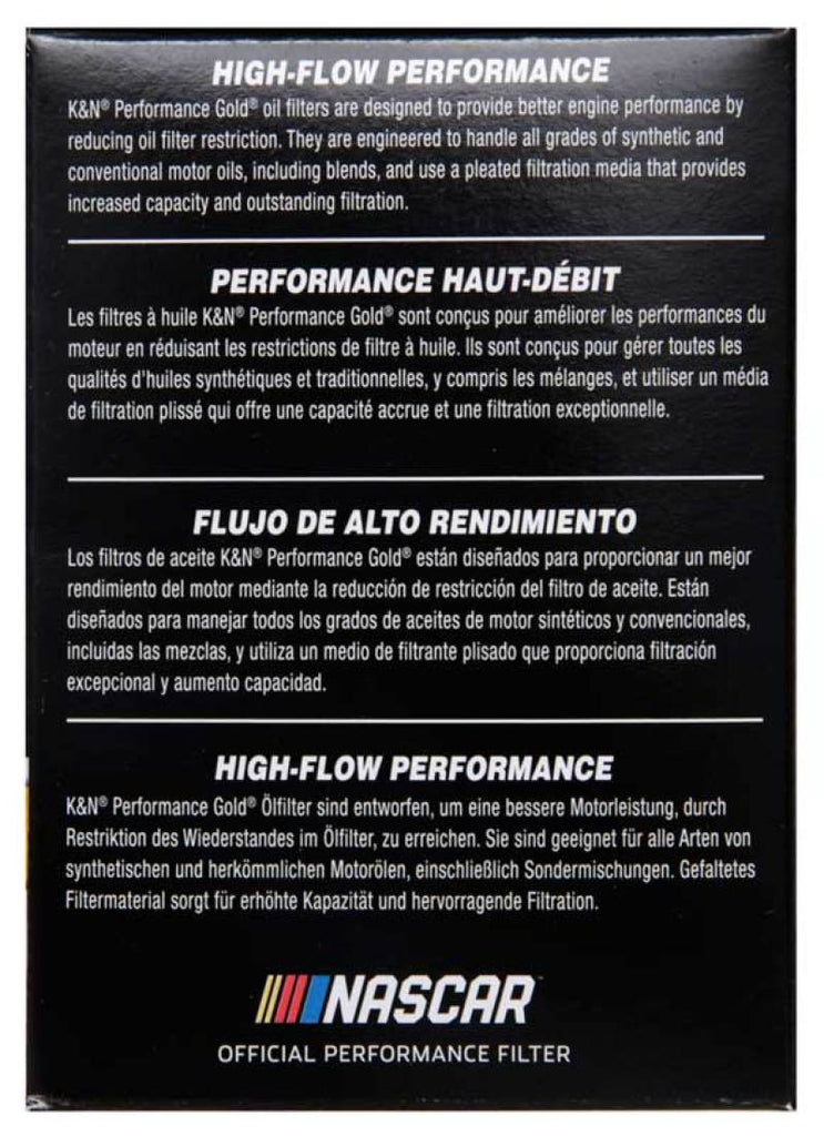 K&N Performance Oil Filter for 06-14 Toyota/Lexus Various Applications K&N Engineering