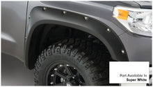 Load image into Gallery viewer, Bushwacker 16-18 Toyota Tundra Fleetside Pocket Style Flares 4pc 66.7/78.7/97.6in Bed - Super White Bushwacker