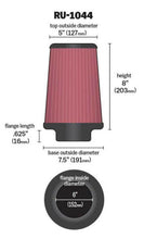 Load image into Gallery viewer, K&amp;N Universal Clamp-On Air Filter 6in FLG / 7-1/2in B / 5in T / 8in H K&amp;N Engineering