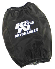 Load image into Gallery viewer, K&amp;N Black DryCharger Round Tapered Air Filter Wrap 5.5in Base ID x 4.5in Top ID x 6.5in H K&amp;N Engineering