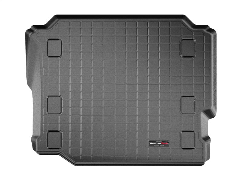 WeatherTech 2018+ Jeep Wrangler Unlimited JL No w/o Subwoofer Cargo Liners - Black WeatherTech