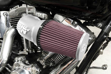 Load image into Gallery viewer, K&amp;N 01-17 Harley Davidson Softail / Dyna FI Performance Air Intake System Silver K&amp;N Engineering