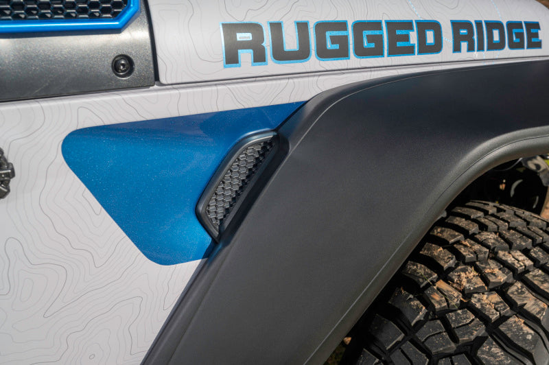 Rugged Ridge Max Terrain Fender Flare Set F & R 18-22 Jeep Wrangler JL Rugged Ridge