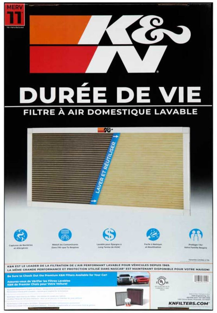 K&N HVAC Filter - 16 x 24 x 1 K&N Engineering