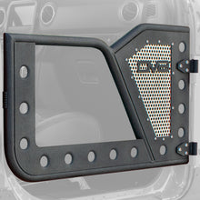 Load image into Gallery viewer, DV8 Offroad Jeep 18+ Wrangler JL / 20+ Gladiator JT Front Rock Doors w/ Perforated Aluminum Mesh DV8 Offroad