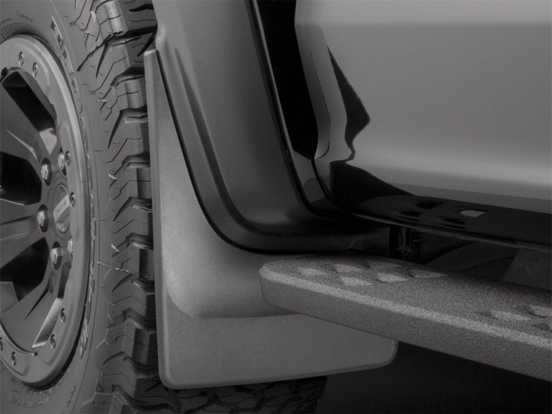 WeatherTech 17+ Ford F-150 Raptor No Drill Mudflaps - Black WeatherTech