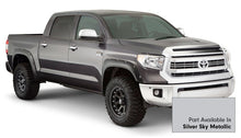 Load image into Gallery viewer, Bushwacker 16-18 Toyota Tundra Fleetside Pocket Style Flares 4pc 66.7/78.7/97.6in Bed - Silver Sky Bushwacker