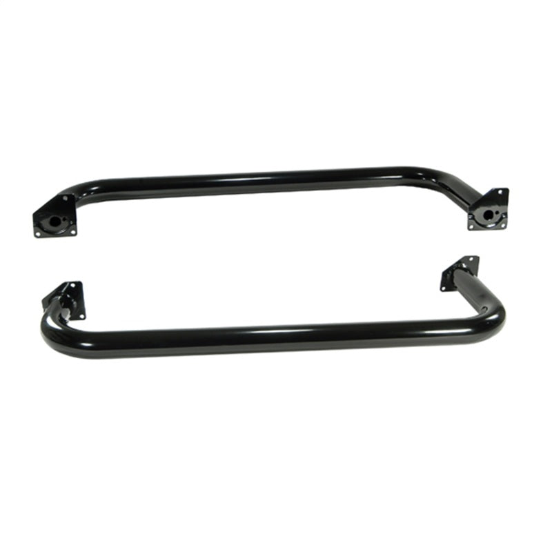 Rugged Ridge 3-In Round Side Steps Black 97-06 Jeep Wrangler Rugged Ridge
