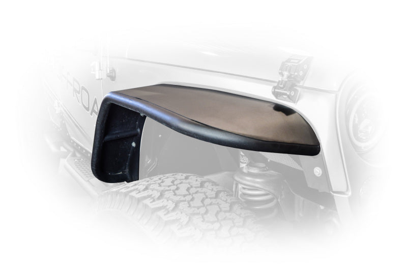 DV8 Offroad 07-18 Jeep Wrangler JK Front & Rear Flat Tube Fenders DV8 Offroad