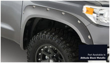 Load image into Gallery viewer, Bushwacker 16-18 Toyota Tundra Fleetside Pocket Style Flares 4pc - Midnight Black Bushwacker