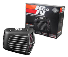 Load image into Gallery viewer, K&amp;N Street Metal Intake System for 01-16 Harley Davidson Softail/Dyna - Shaker Black K&amp;N Engineering