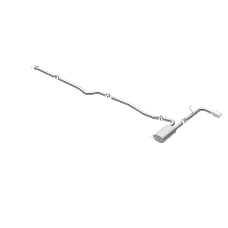 MagnaFlow Cat Back, SS, 2.5in, Street, Single Straight Pass. Polished 4in Tip, 2015 Ford Fusion 2.5L Magnaflow