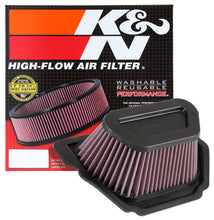 Load image into Gallery viewer, K&amp;N Replacement Drop In Air Filter for 2015 Yamaha YZF R1 K&amp;N Engineering