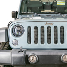 Load image into Gallery viewer, DV8 Offroad 2007-2018 Jeep JK Black Mesh Grille DV8 Offroad